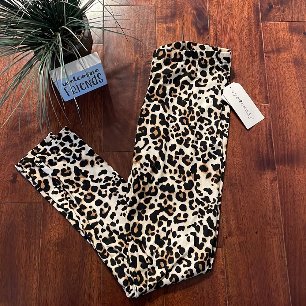 Animal print leggings - new with tags